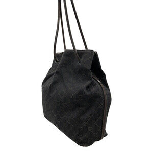 Gucci GG Canvas Tote Black Bag Gifford